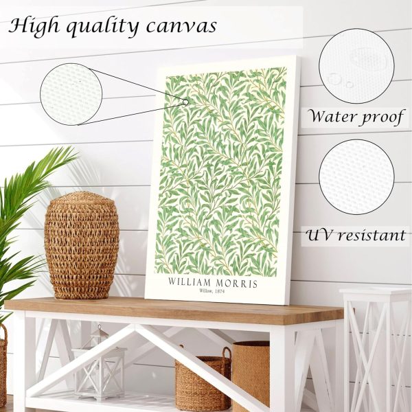 Induslyfe Framed Grass Wall Art Canvas Decor Set of 3, Matisse Wall Art Framed Prints Posters Mid Century Modern Art, Aesthetic Floral Botanical wall art for bedroom, living room, bathroom 12x16 - Image 4